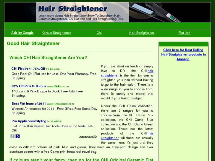 www.goodhairstraightener.com