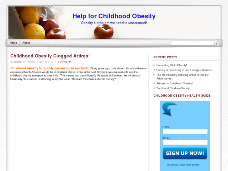 www.helpforchildhoodobesity.com