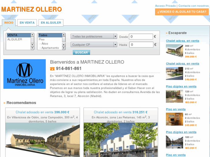 www.inmobiliariamartinezollero.com