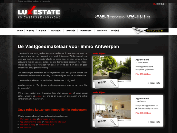 www.luxestate.be