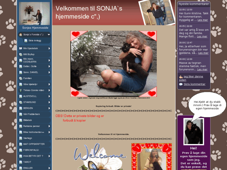 www.sonjas-hjemmeside.com