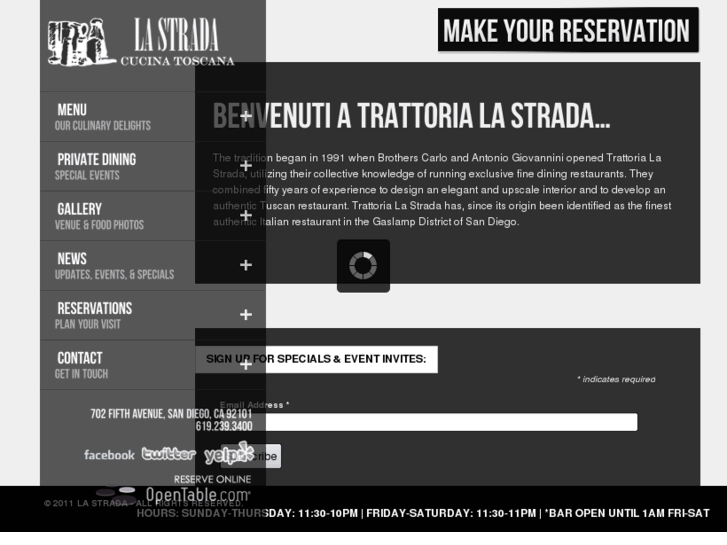 www.trattorialastrada.com