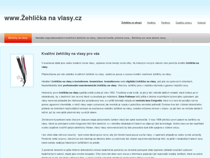 www.zehlicka-na-vlasy.cz