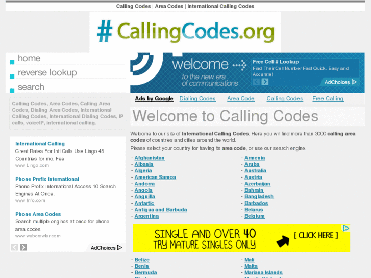 www.callingcodes.org