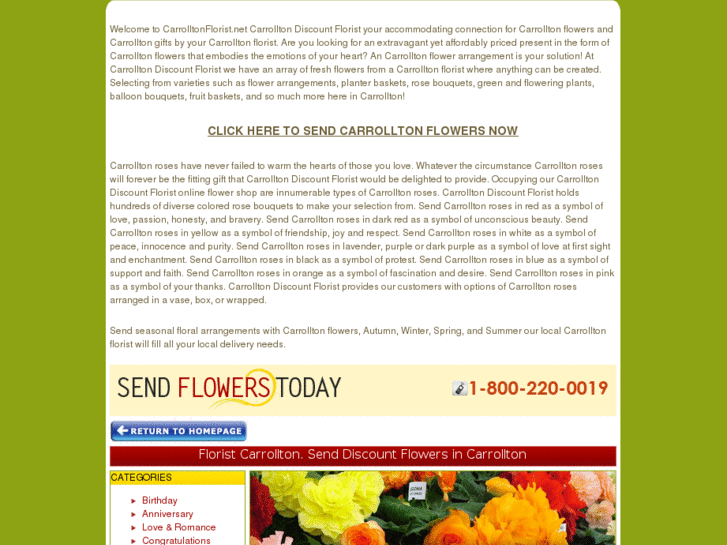 www.carrolltonflorist.net