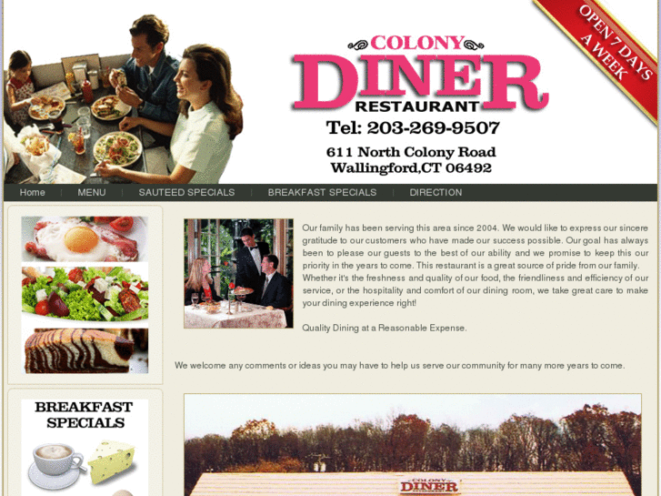 www.colonydinerct.com