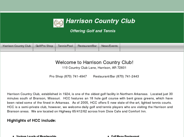 www.harrisoncountryclub.org