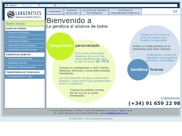 www.labgenetics.com.es