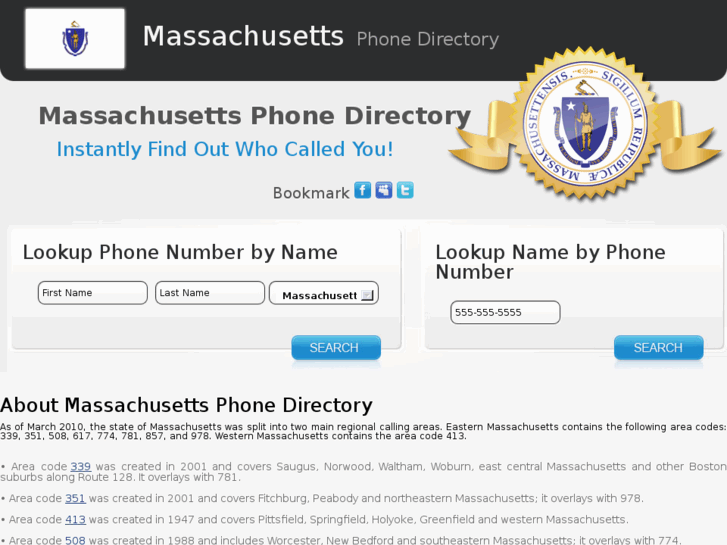 www.massachusettsphonedirectory.org