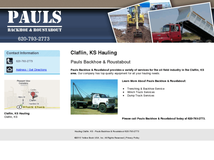 www.paulsbackhoe.com