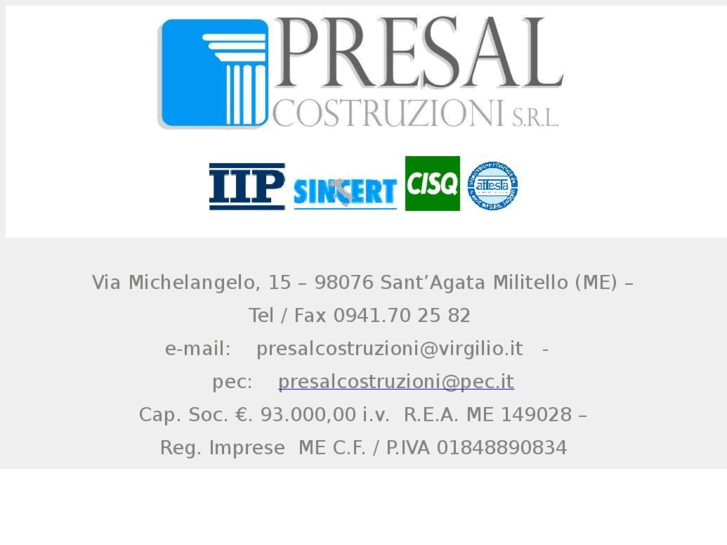 www.presalcostruzioni.com