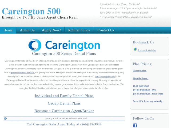 www.careingtondiscountdentalplans.net