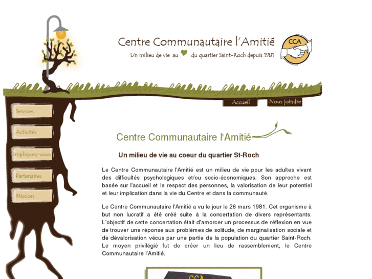 www.centrecommunautairelamitie.com