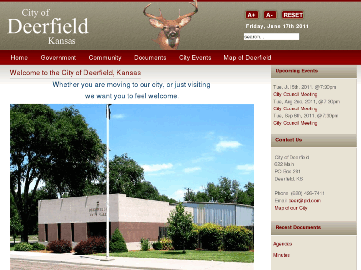 www.deerfieldkansas.com