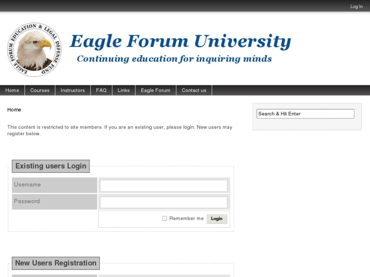 www.eagleforumu.info