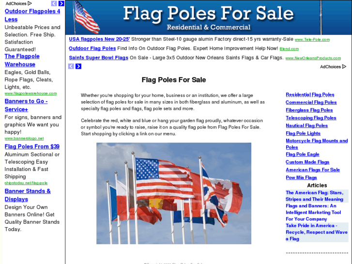 www.flag-poles-for-sale.com