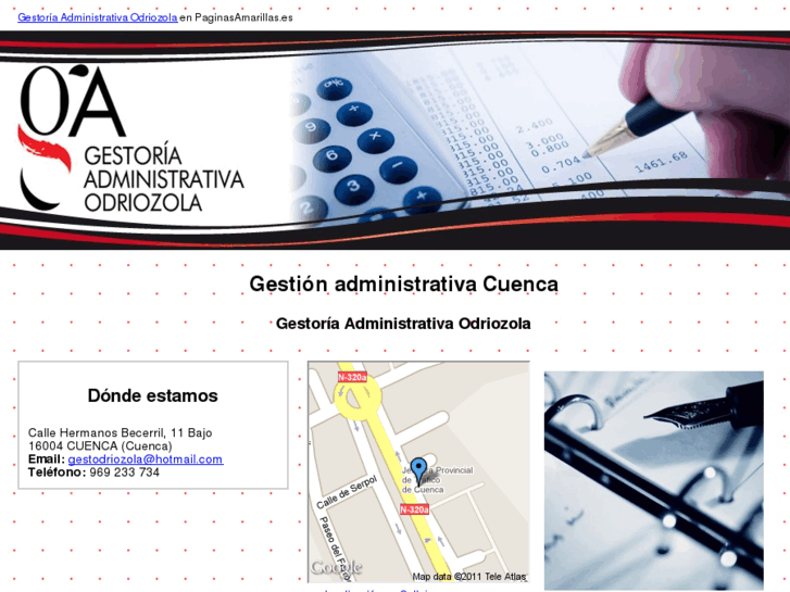 www.gestoriaadministrativaodriozola.com