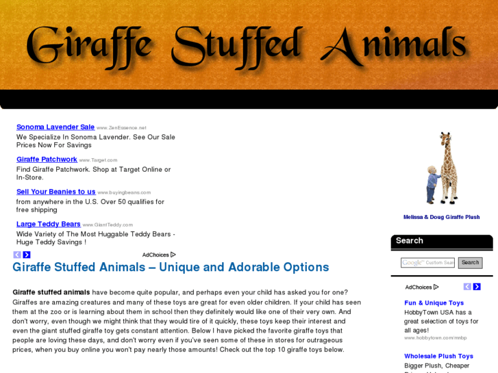 www.giraffestuffedanimals.com