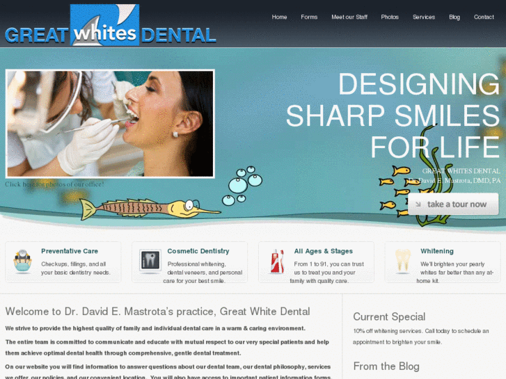 www.greatwhitesdental.com