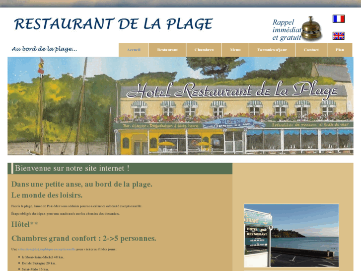 www.hoteldelaplage-cancale.com