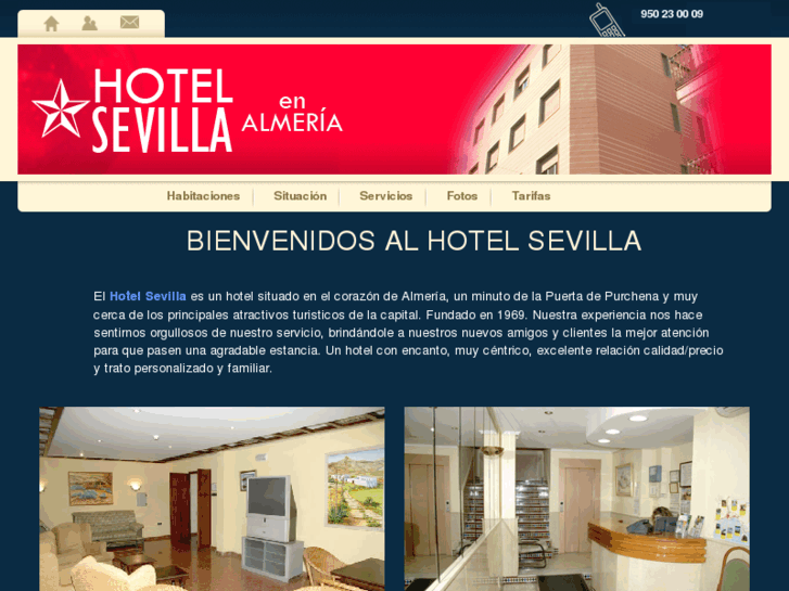 www.hotelsevillaalmeria.net