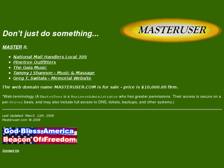 www.masteruser.com