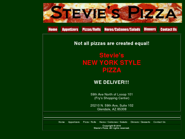 www.steviespizza.com