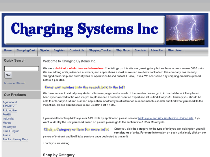 www.chargingsystemsinc.com