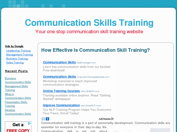 www.communicationskillstraining.net