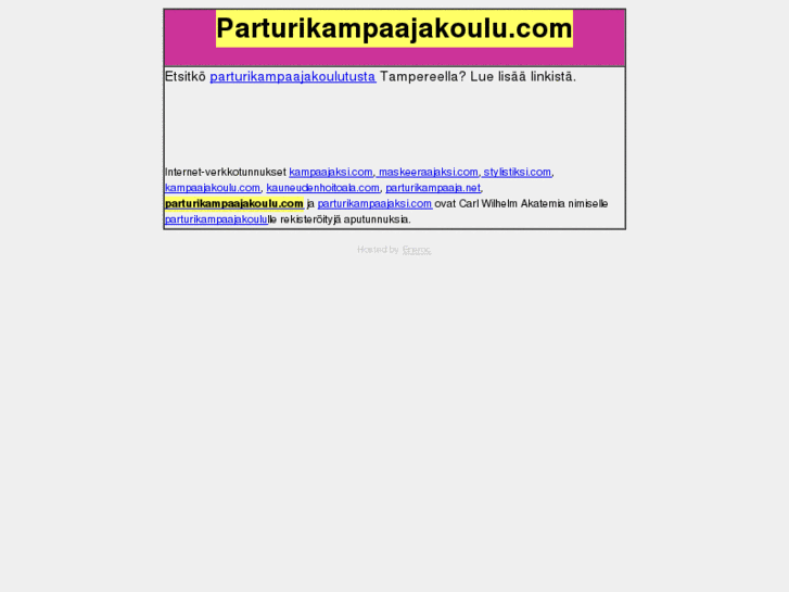 www.parturikampaajakoulu.com