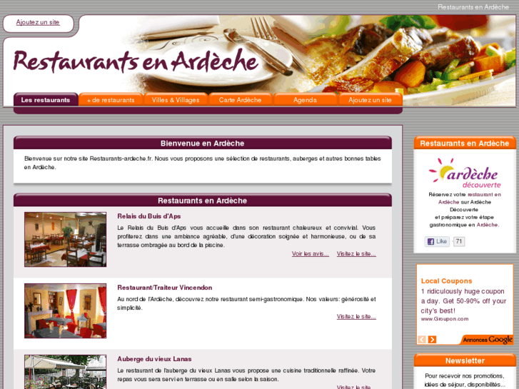 www.restaurants-ardeche.fr