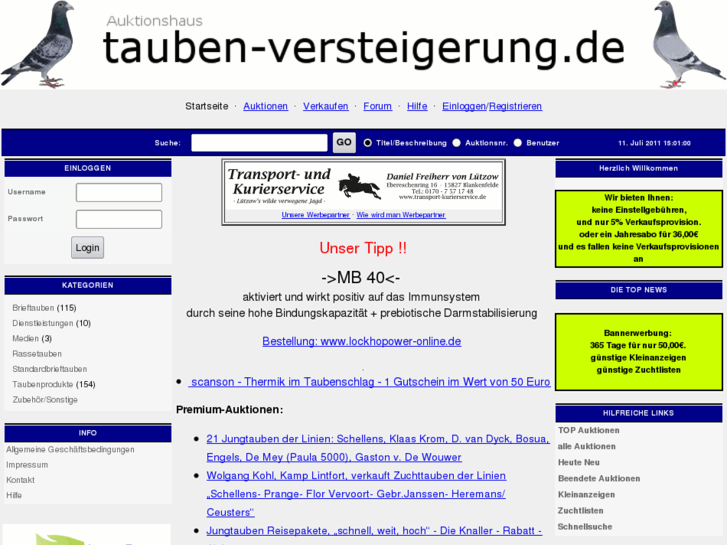 www.tauben-versteigerung.com