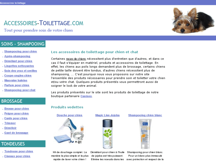 www.accessoires-toilettage.com