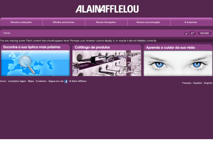 www.alainafflelou.pt