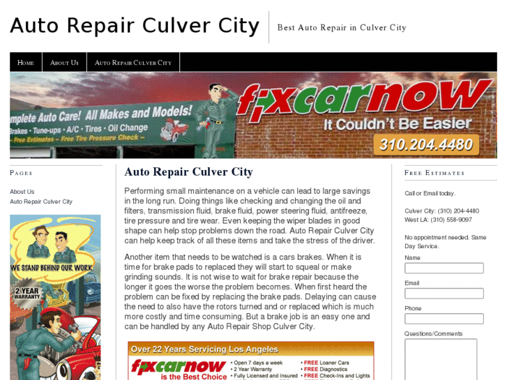 www.autorepairculvercity.net