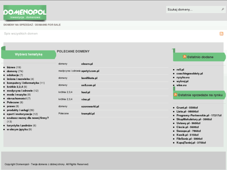 www.domenopol.pl