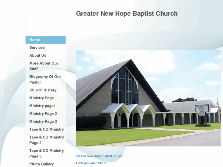 www.greaternewhopebaptistchurch.com