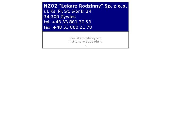 www.lekarz-rodzinny.com