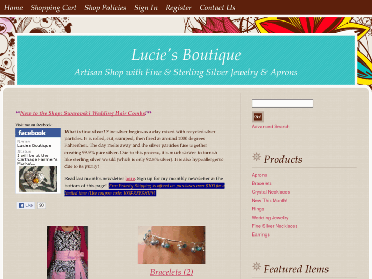 www.luciesboutique.com