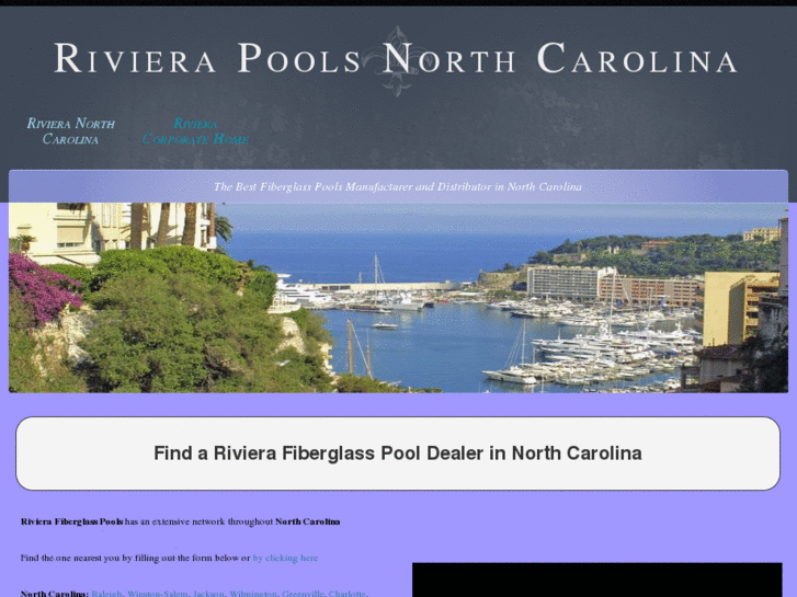 www.rivierafiberglasspoolsnorthcarolina.com