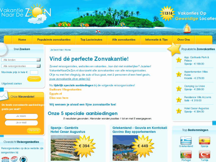 www.vakantienaardezon.nl