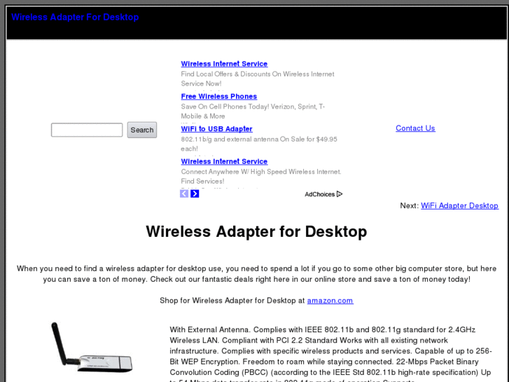 www.wirelessadapterfordesktop.com