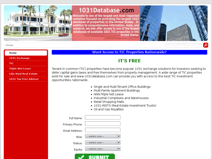 www.1031database.com