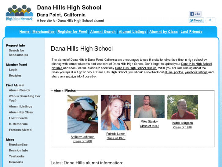 www.danahillshighschoolalumni.com