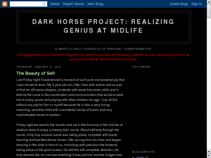 www.darkhorseproject.com