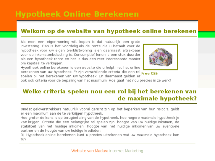 www.hypotheek-onlineberekenen.nl