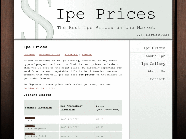 www.ipeprices.com