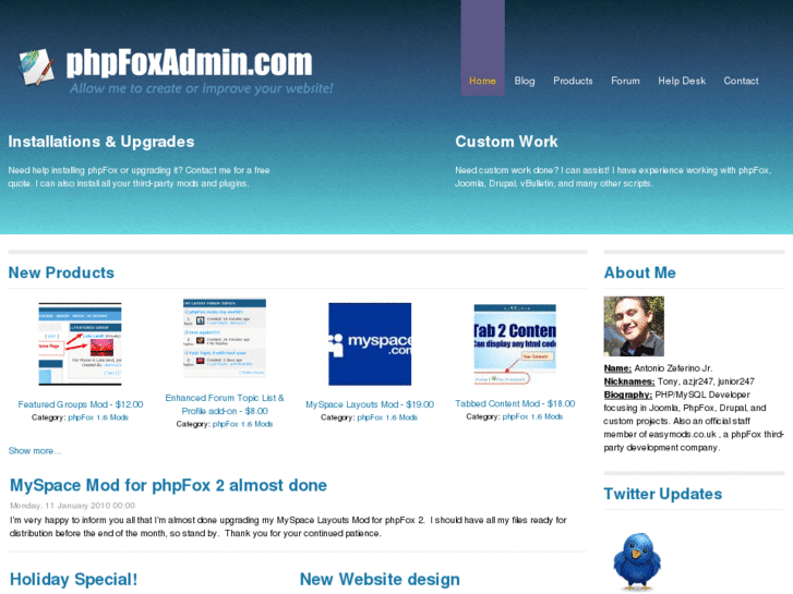 www.phpfoxadmin.com