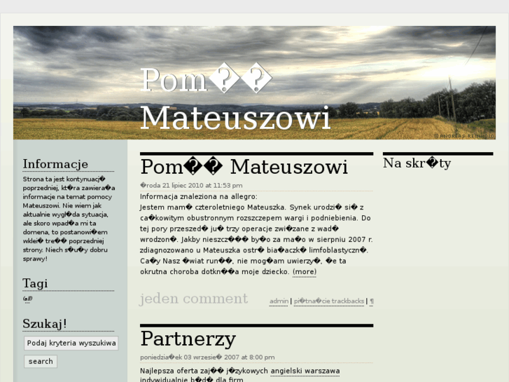 www.pomozmateuszowi.pl