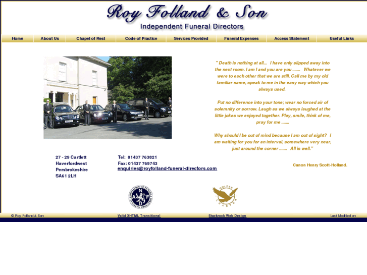 www.royfolland-funeral-directors.com